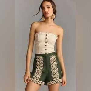 ‼️RARE‼️🎸SIGNIFICANT OTHER 🎸🔥NWT🔥Keava Embroidered Shorts— Size 8